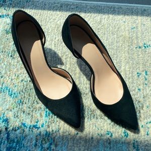 Black J Crew heels. Excellent Condition